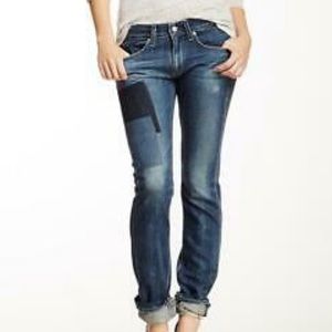 AG Adriano Goldschmied 'PIPER' slouch straight PATCHWORK